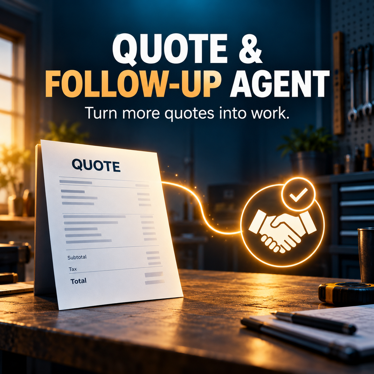 Quote and Follow-Up Agent — Turn more quotes into work
