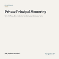 Private Principal Mentoring — Term 4 in Focus